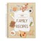 Pipilo Press Blank Family Cookbook Recipe Binder - 6.5 x 8.2 in Hardcover Spiral Bound - 90 Ruled Pages with Memo Pocket - Write In Your Own Recipes & Meal Planning Notebook